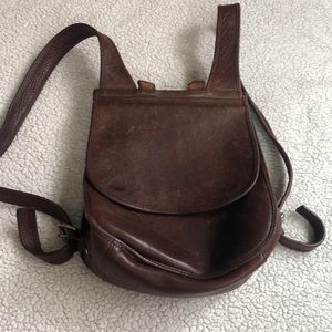 Leather Ellington small backpack